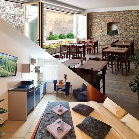 Restaurant & Apartments Getaway Pri Kobalu Vipava Exterior foto